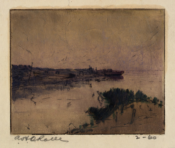 A Cove on the Potomac ca 1922 1924