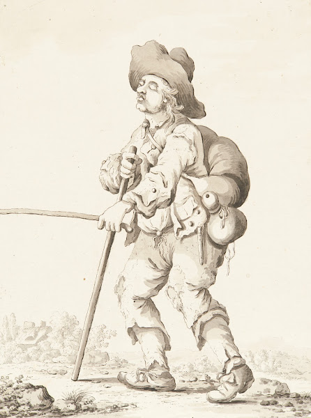 Bettler mit Blindenstock 1778