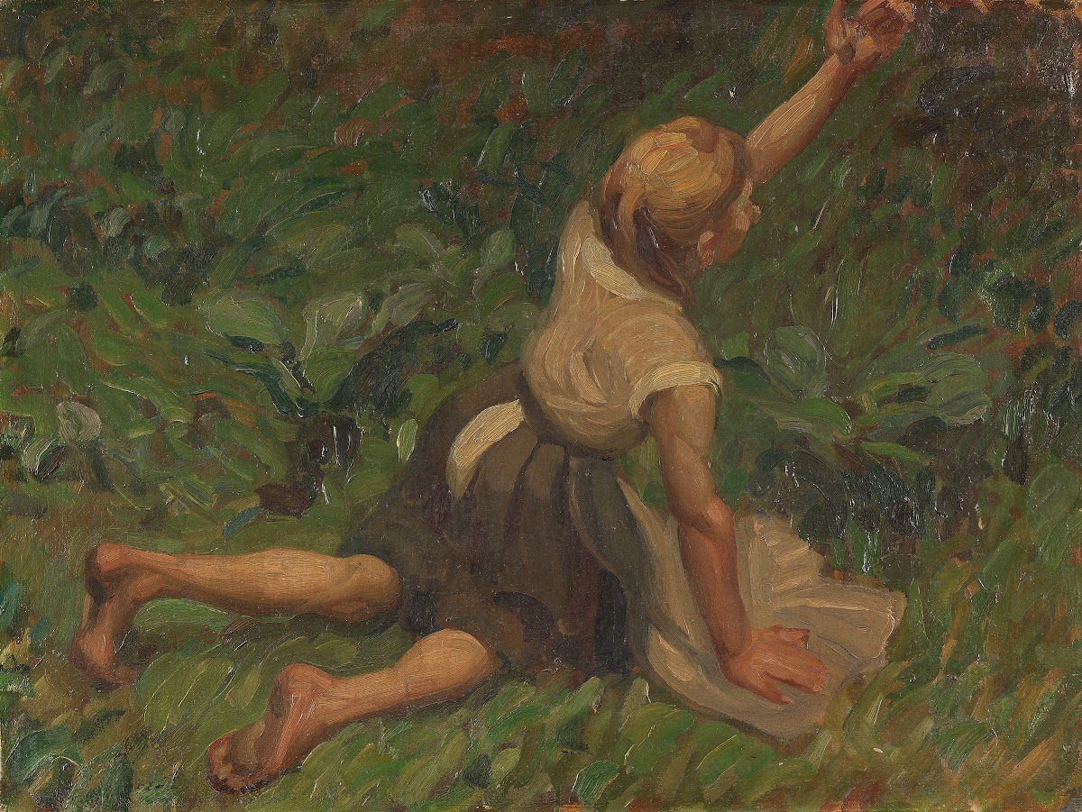 Studie zu Aschenbrödel 1899