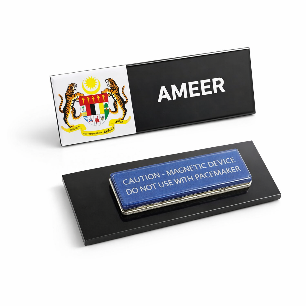 Acrylic Nametag Magnet