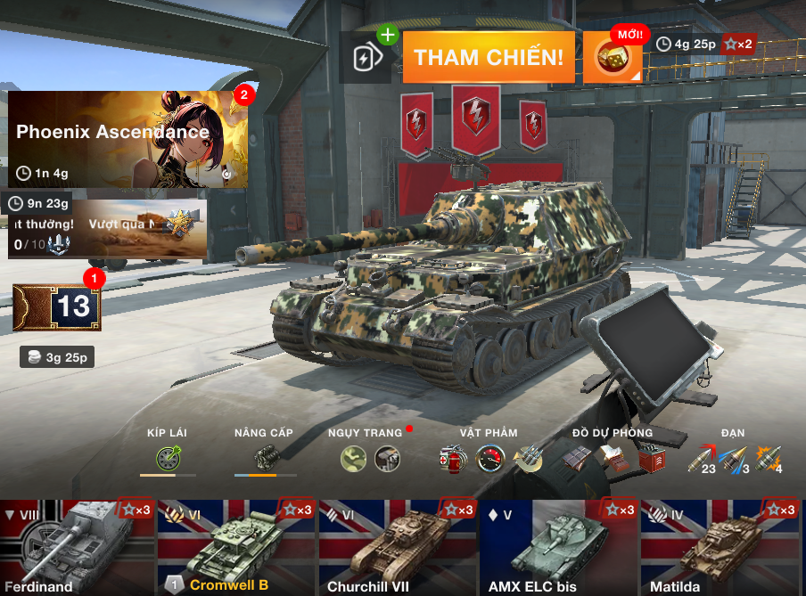 Bán acc World of Tanks Blitz giá rẻ uy tín, nhận cả thẻ cào,...