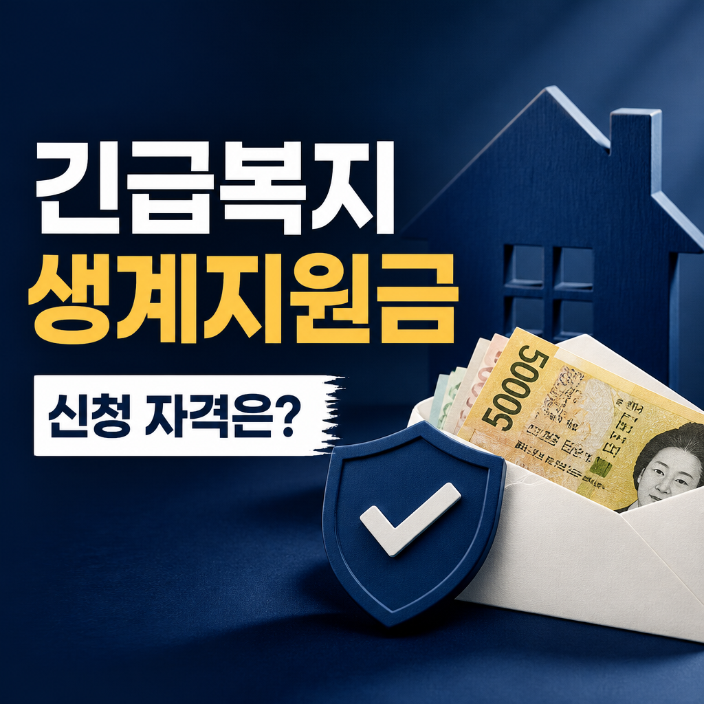 긴급복지 생계지원금 신청 자격 5가지 확인하기