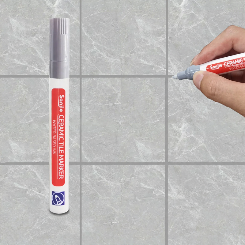 Grout pencil for ceramic tiles in various colors