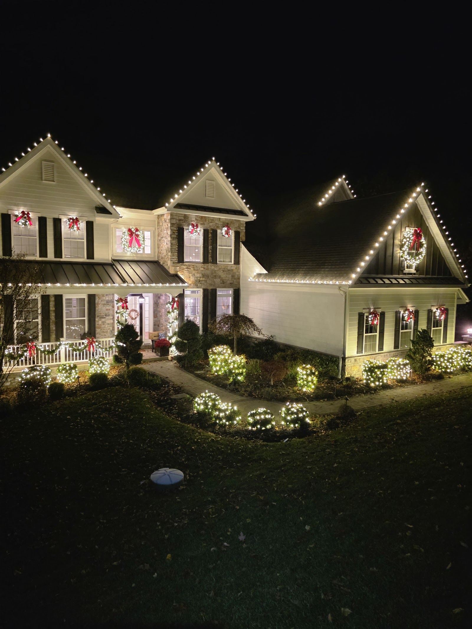 Christmas Light Installation in New Castle, DE