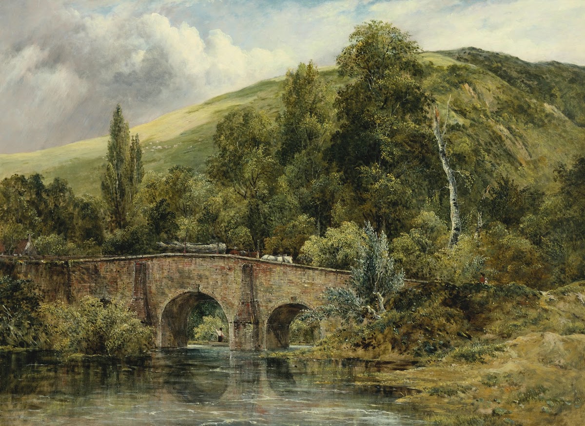 Fingle Bridge on the River Teign East Devon