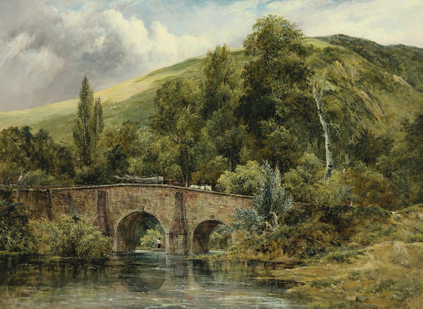 Fingle Bridge on the River Teign East Devon