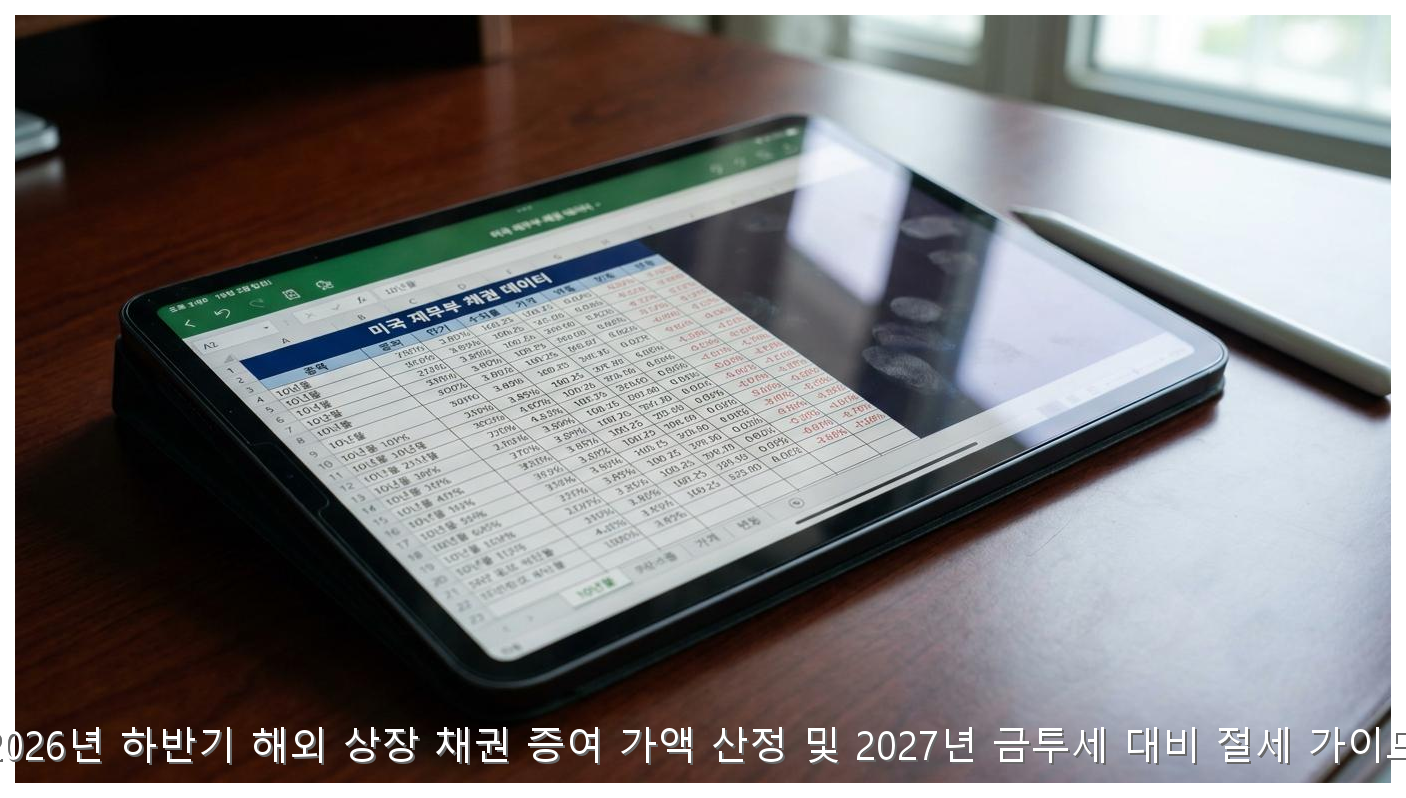 2027 금투세 대비 해외채권 증여 전략 핵심 안내 및 분석 인포그래픽 (7)