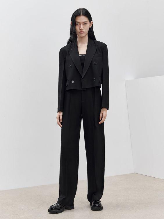 Modern Black Suit