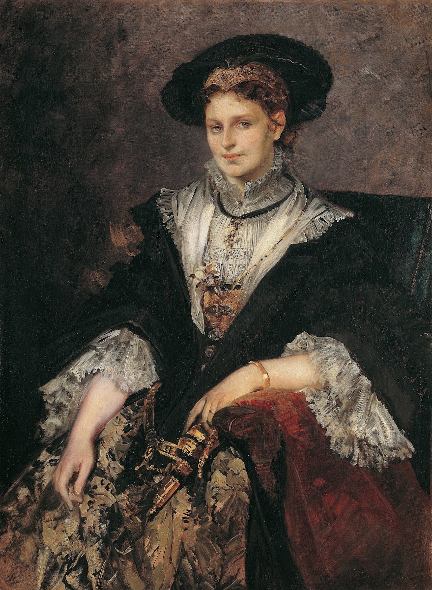Portrait Of Bertha Von Piloty 1872 1873