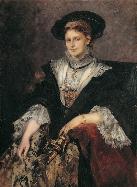 Portrait Of Bertha Von Piloty 1872 1873