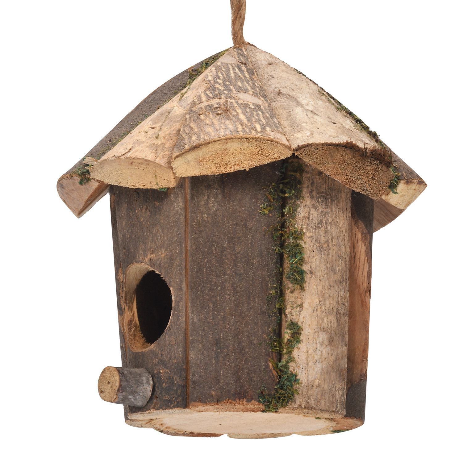 Insulated wooden birdhouse