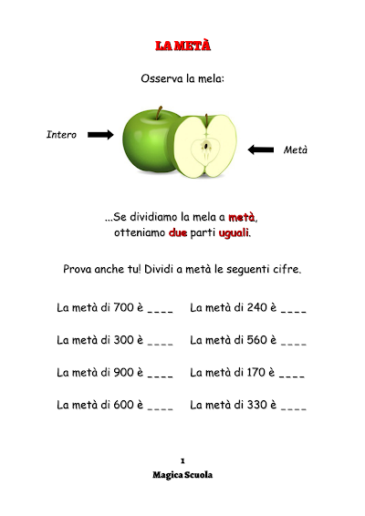 Anteprima della prima pagina: La metà