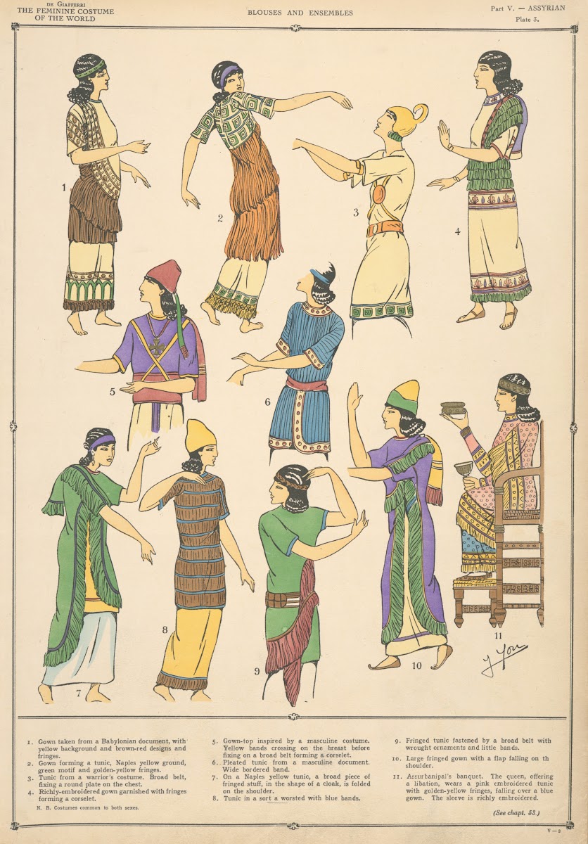 Assyrian  Blouses and ensembles 1926 1927