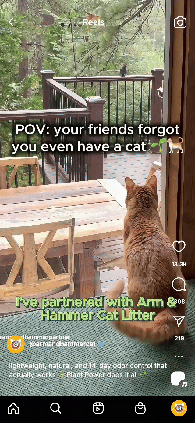Arm and Hammer UGC ad