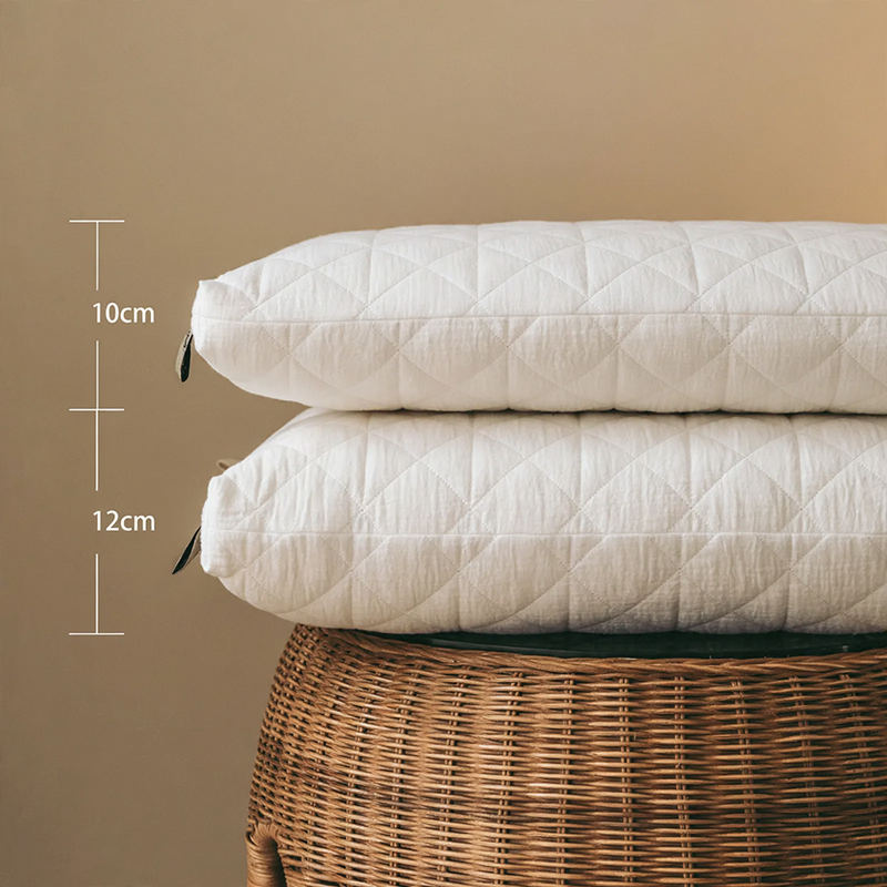 Neck support pillow, memory foam, rectangular