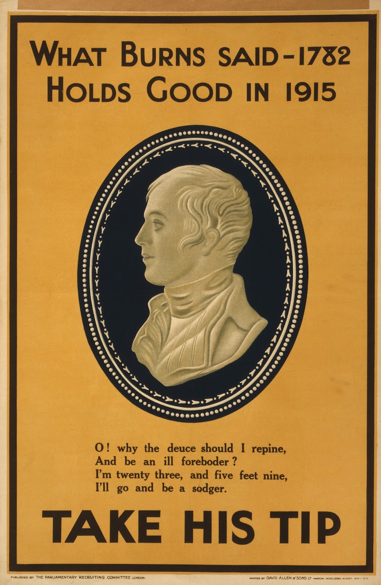 What Burns said in 1782 holds good in 1915 Take his tip 1915