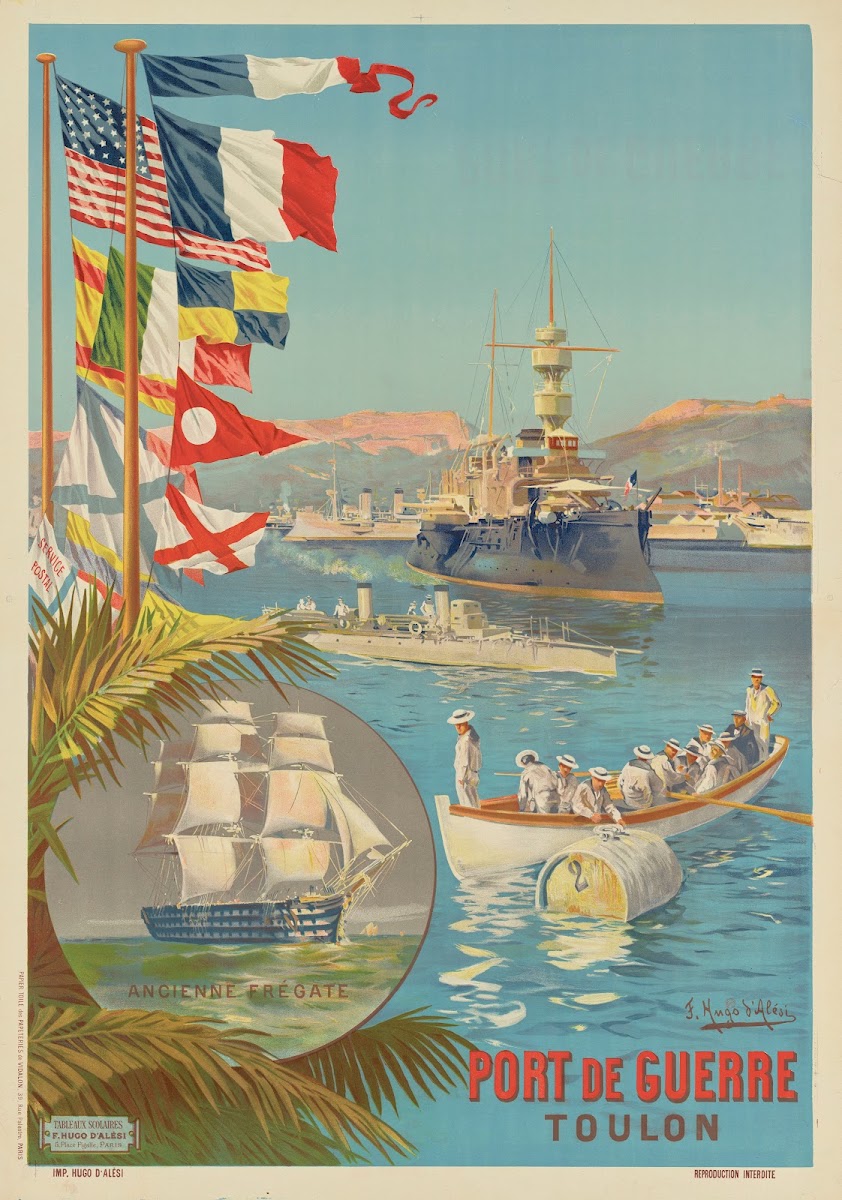 Port de guerre Toulon 1901