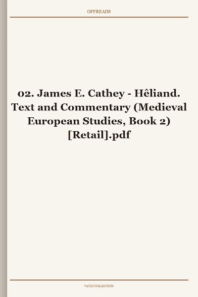 Hêliand. Text and Commentary (Medieval European Studies, Book 2)