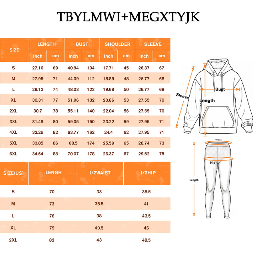 AOP Women’s brushed hoodie &MEG mid calf yoga pants set