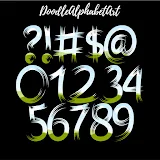 Canva Brush Stroke Canva Frame Alphabet photo 4 template 58
