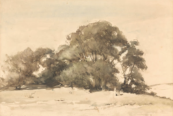 In de duinen bij Wassenaar c 1873   c 1875