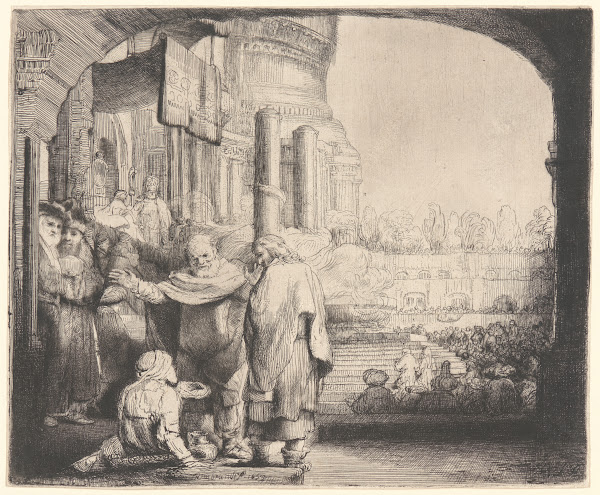 Peter and John Healing the Cripple at the Gate of the Temple 1659