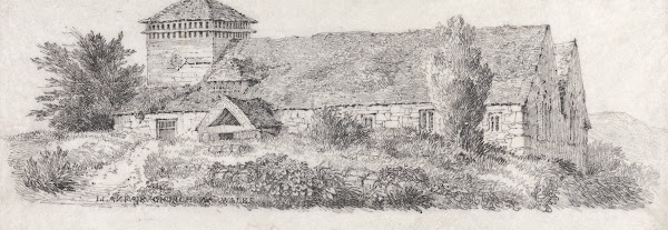Llanfair Church North Wales for A Treatise on Landscape Painting and Effect in W