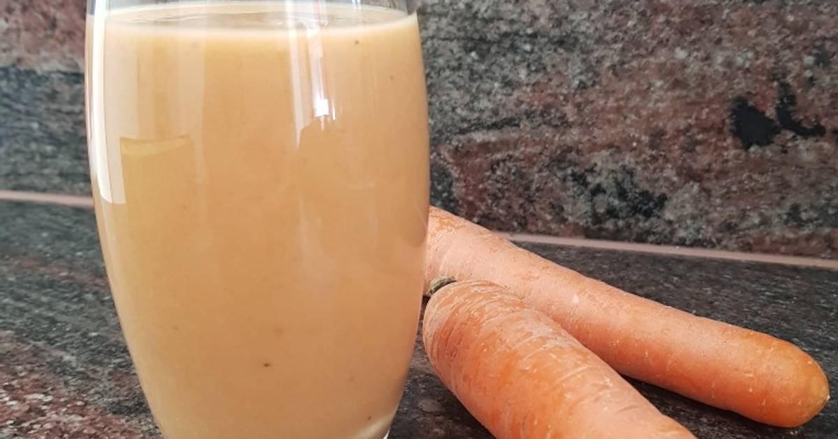 Sinh tố Cam Carot (eat clean)