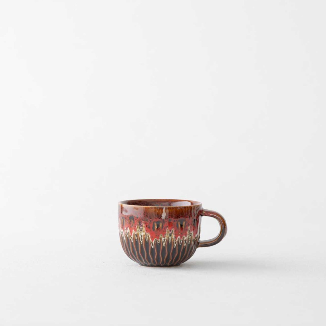Keramik-Kaffeebecher mit Ofen-Glasur