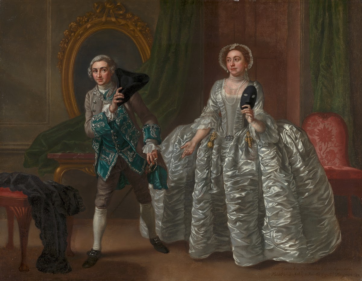 David Garrick and Mrs Pritchard in Benjamin Hoadleys The Suspicious Husband 1747