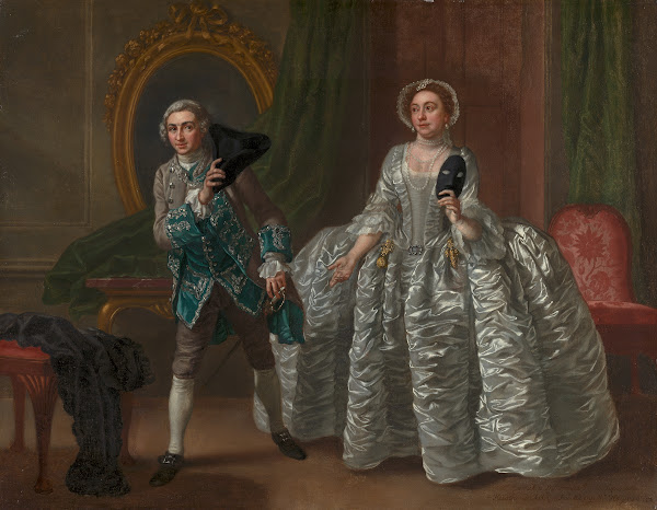 David Garrick and Mrs Pritchard in Benjamin Hoadleys The Suspicious Husband 1747