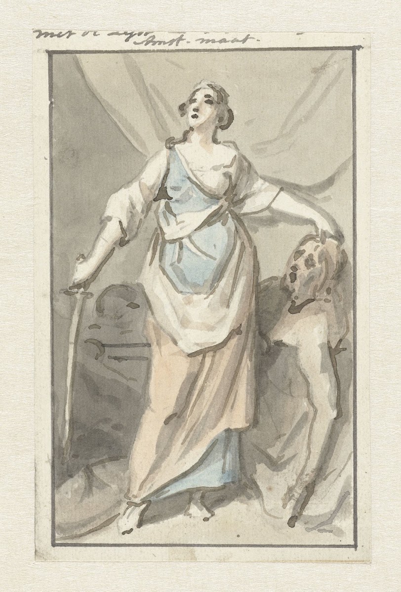Judith met het hoofd van Holofernes 1752   1819