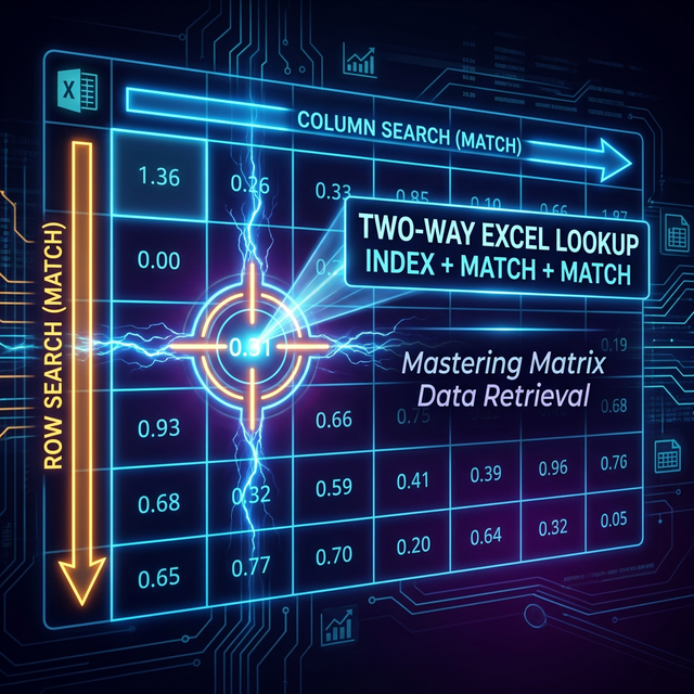 Hàm MATCH, INDEX MATCH MATCH: Tra Cứu 2 Chiều Linh Hoạt
