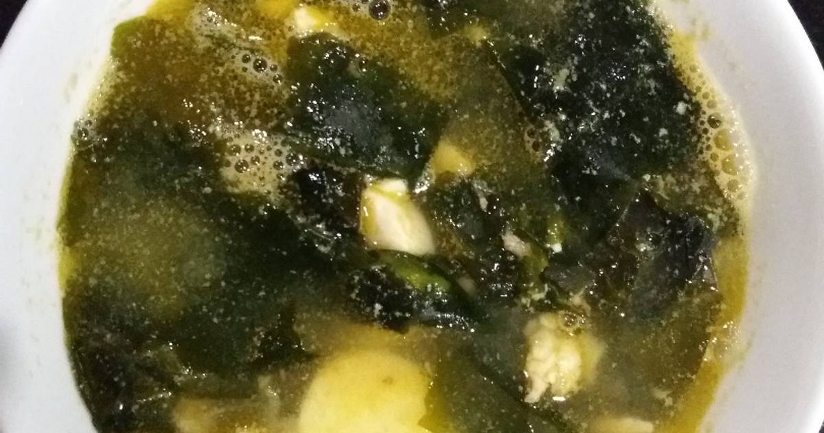 Canh tôm rong biển