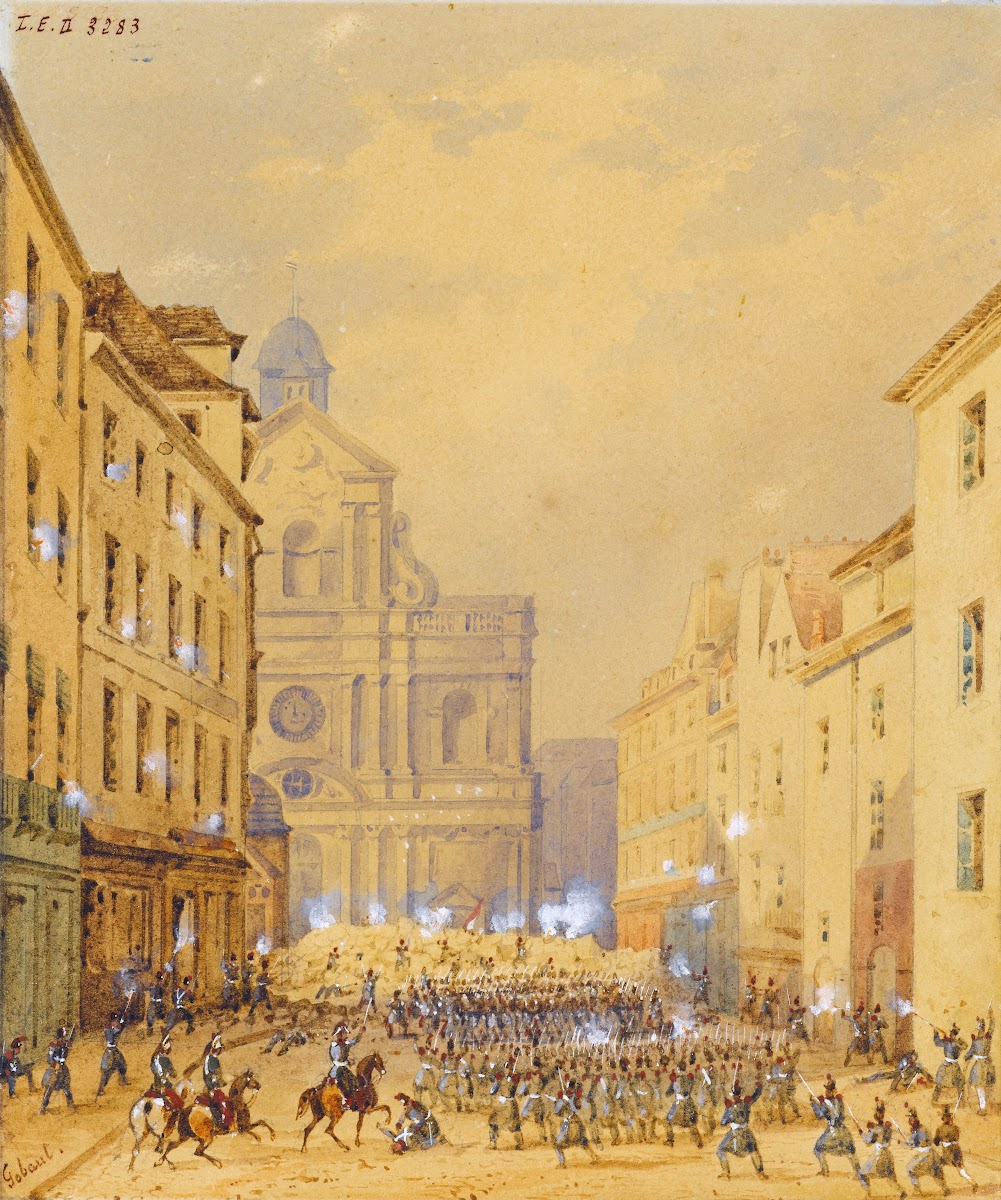 Rue Culture Sainte Catherine actuelle rue de Sévigné 4ème arrondissement 1848