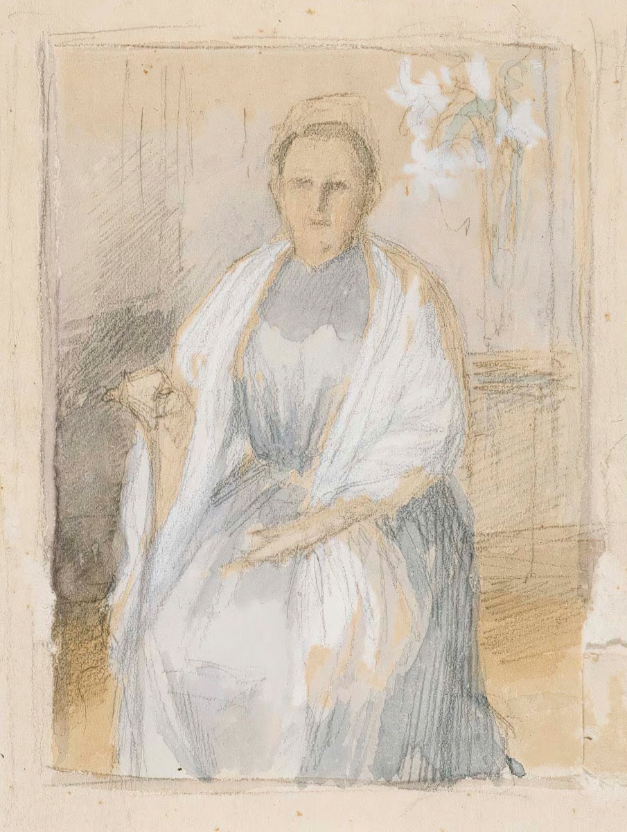 Portrait of Mrs Anna Sinebrychoff Sketch 1892
