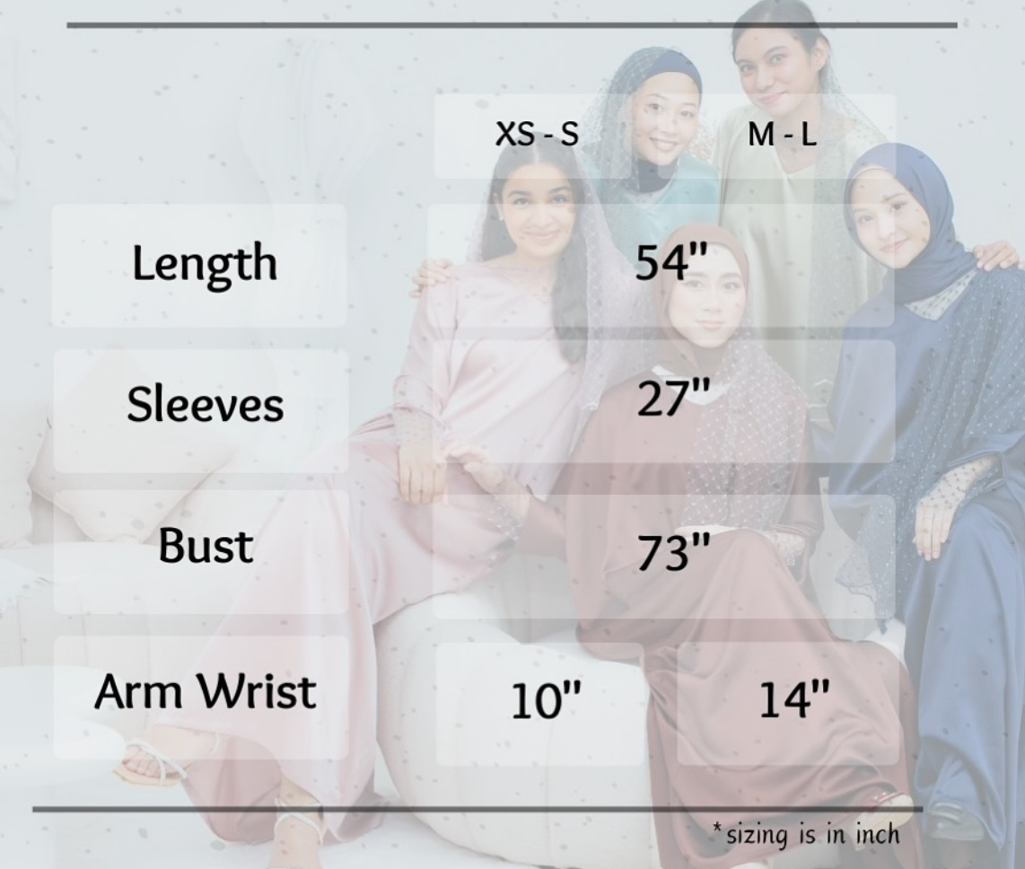NADA Size Chart