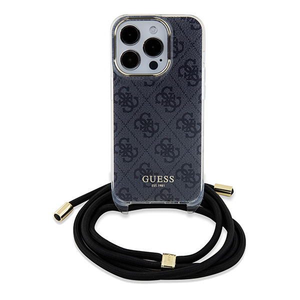 Guess Crossbody Cord 4G Print case for iPhone 15 Pro Max - black - B2B  wholesaler.hurtel.com