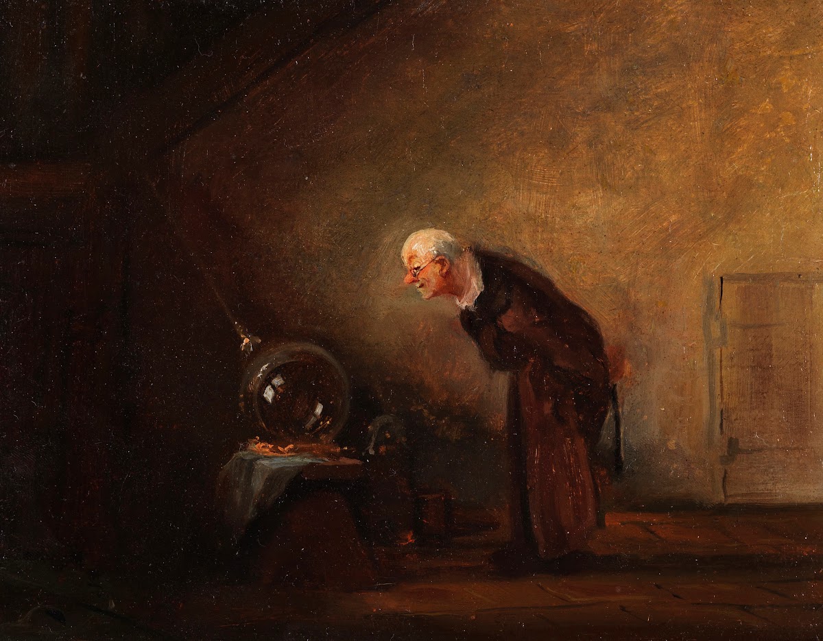 Der Alchimist Chemicus ca 1840
