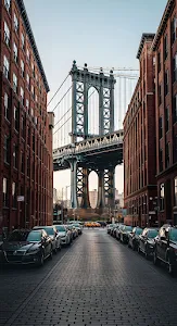 DUMBO Brooklyn Street View Manhattan Bridge Archway