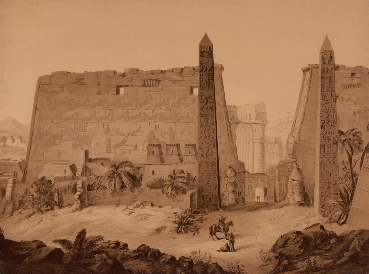 The Temple of Luxor Thebes 1883