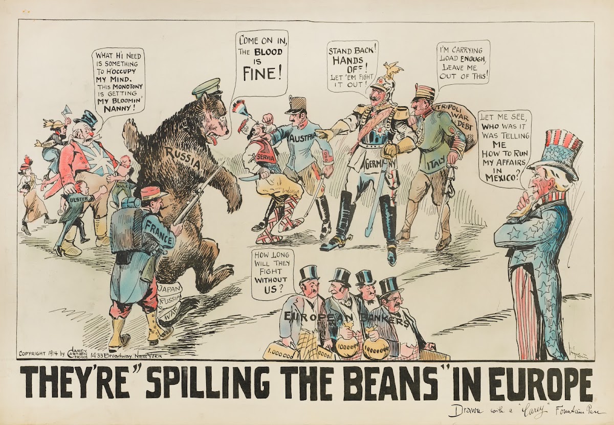 Theyre Spilling the Beans in Europe 1914