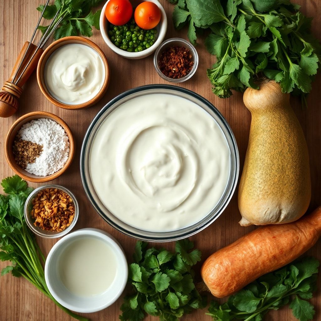 Ingredients for High Protein Zero Carb Joghurt Brot – Einfaches Low-Carb Rezept (Easy 30-Minute Meal)