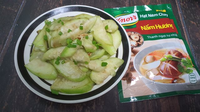 Mướp Cháy Tỏi