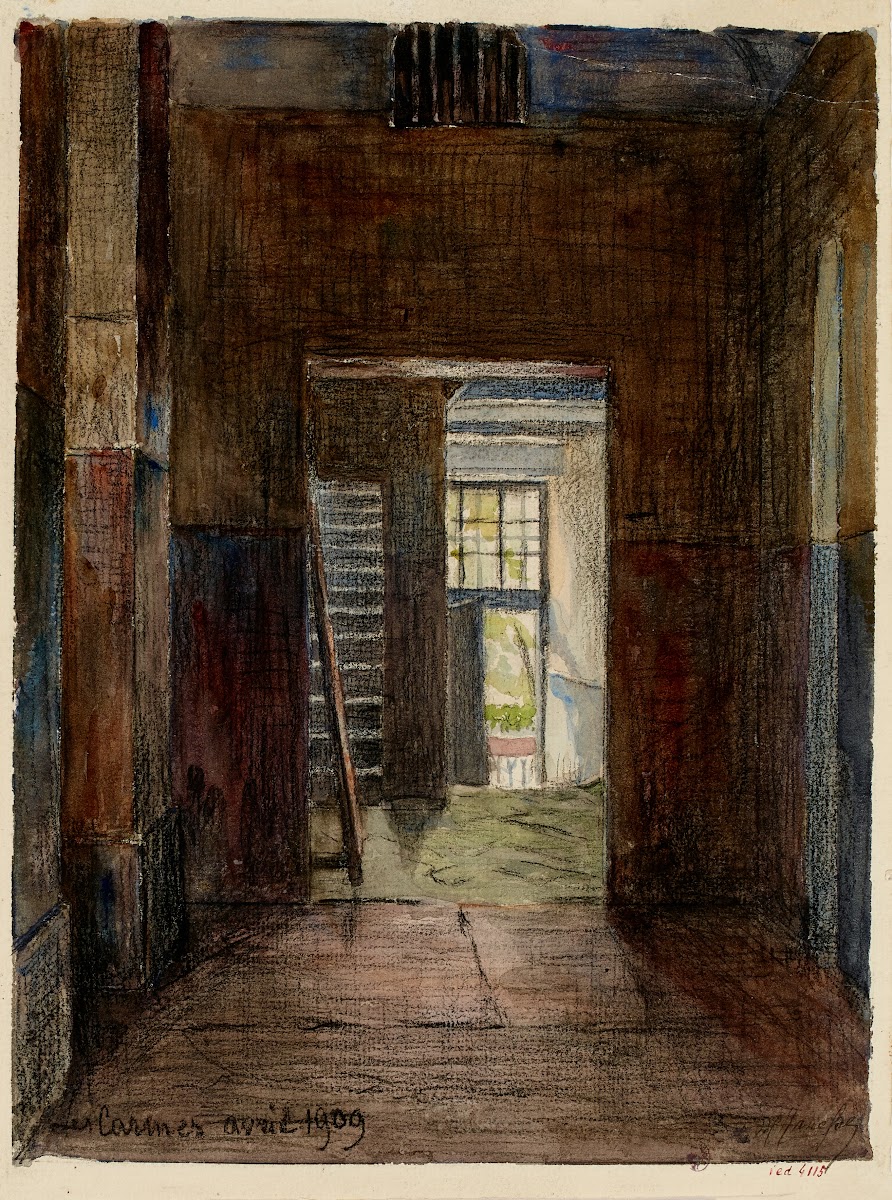 Intérieur du couvent des Carmes rue de Vaugirard 1909