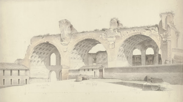 The Basilica of Maxentius and Constantine in Rome c 1809   c 1812