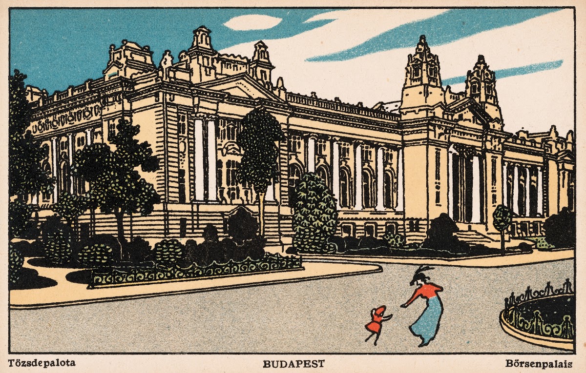 Nr 454 Budapest Börsenpalais 1911