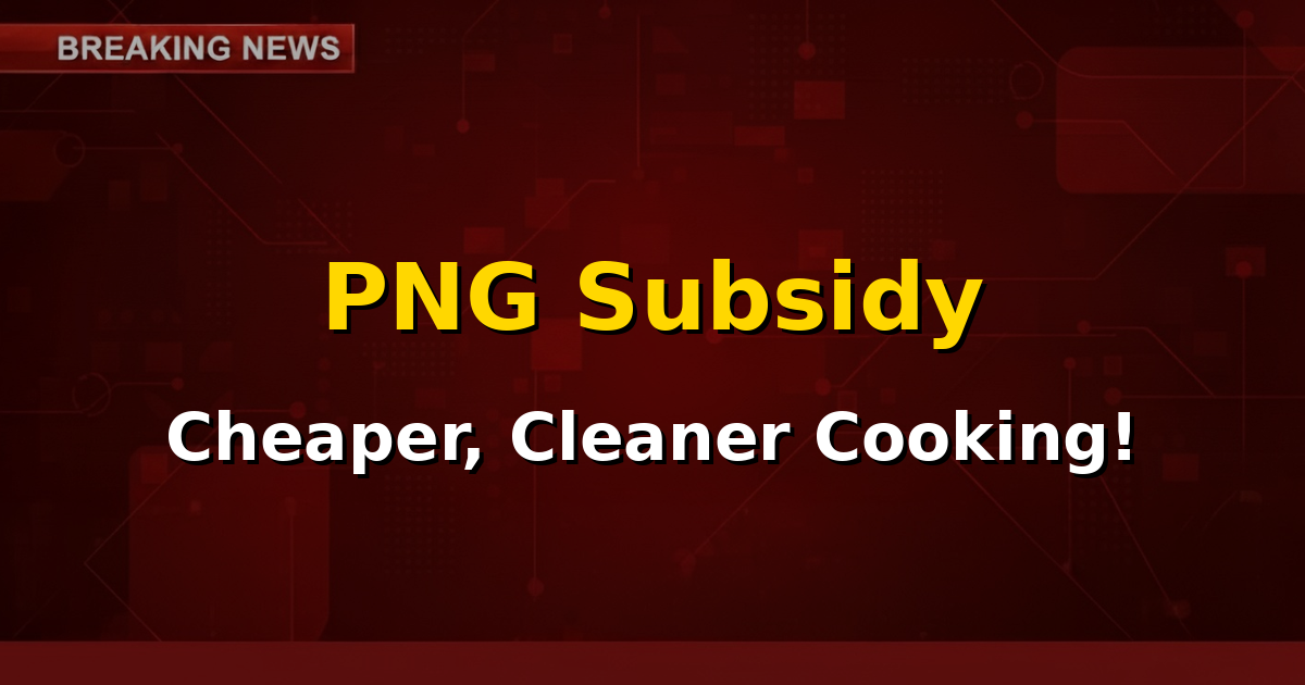 Image depicting a modern kitchen with a PNG gas stove and a family happily cooking, symbolizing the shift to clean energy in Andhra Pradesh.
