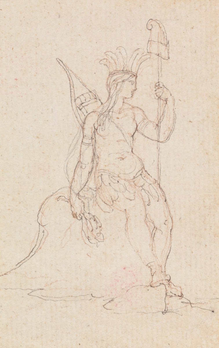 An Allegory of America Carrying the Cap of Liberty