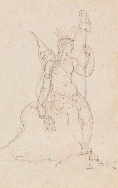 An Allegory of America Carrying the Cap of Liberty